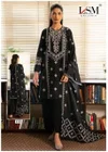 Black And White Vol 2 By Lsm Lawn Cotton Printed Karachi Dress Material